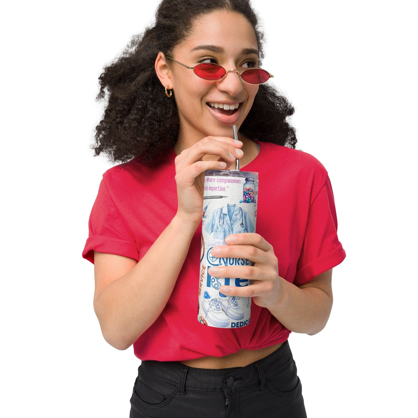 Nurse Life Lifestyle Stainless steel tumbler