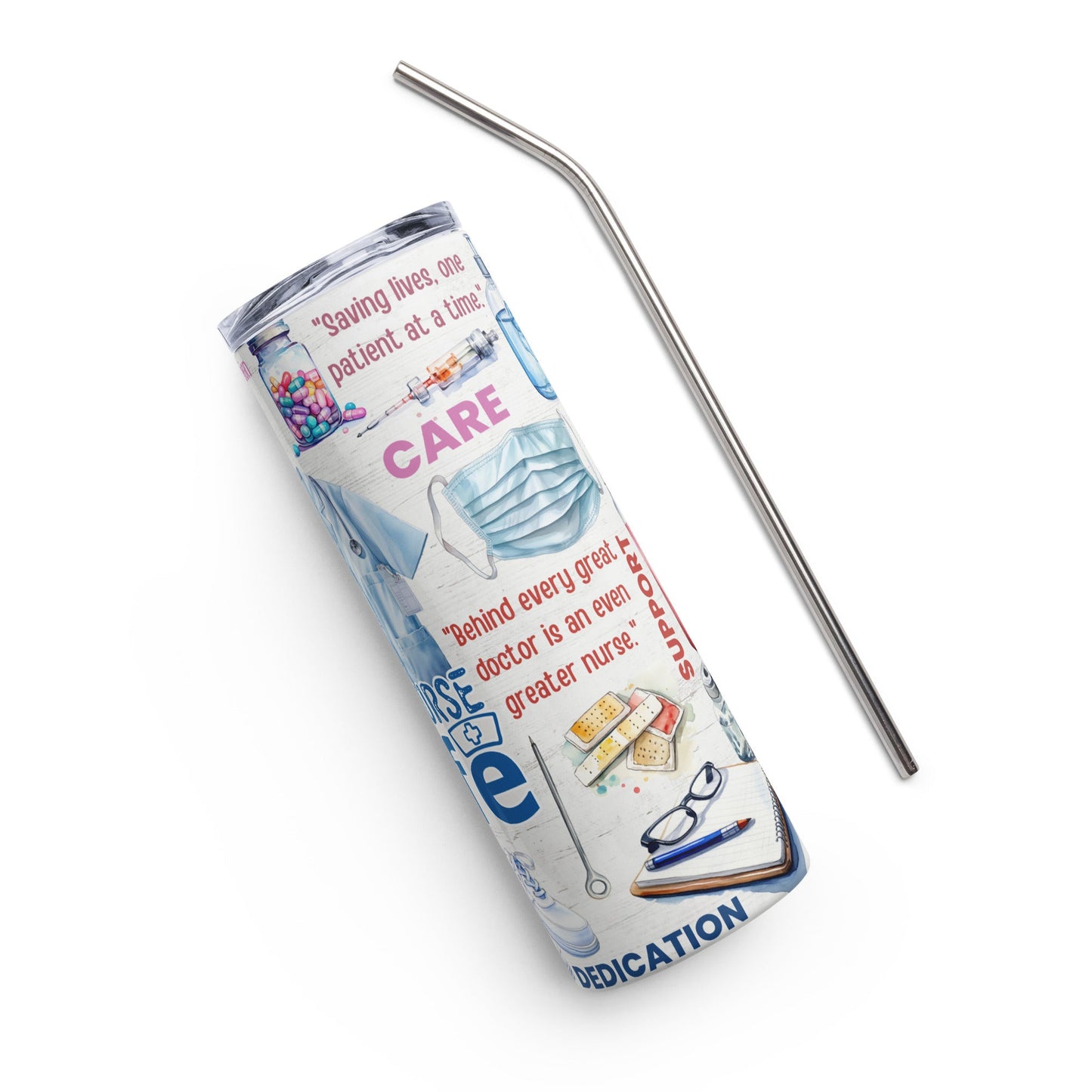 Nurse Life Lifestyle Stainless steel tumbler