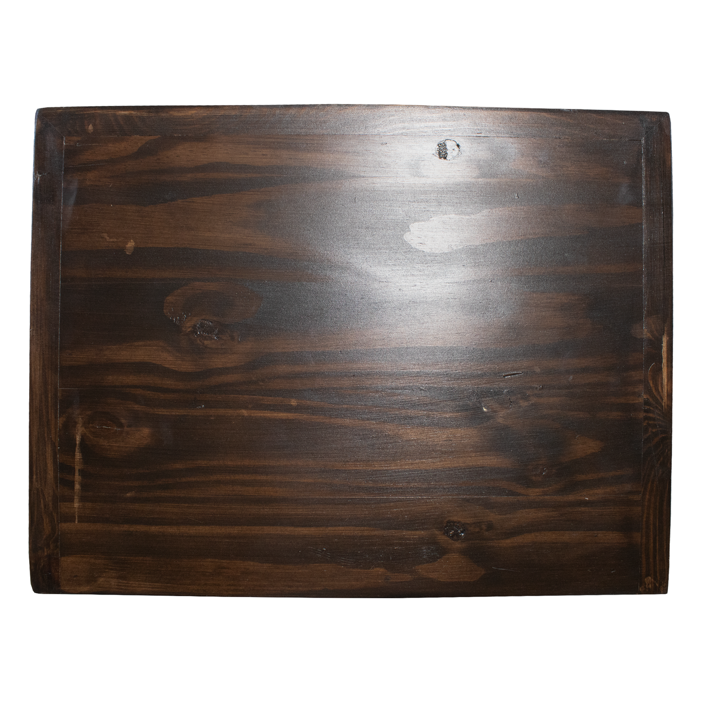 Traditional Small Rustic Nightstand in Weathered Farm House