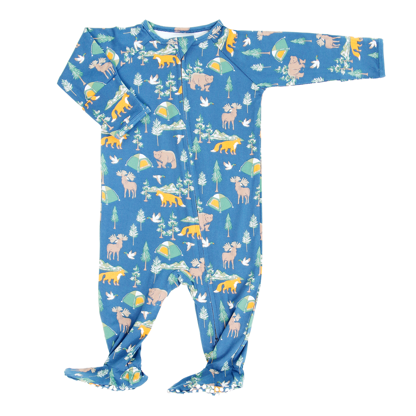 True Grit Zipper Footie
