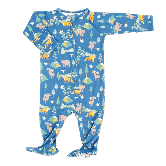 True Grit Zipper Footie