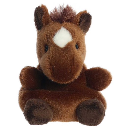 Aurora® - Palm Pals™ - 5" Truffle Brown Horse