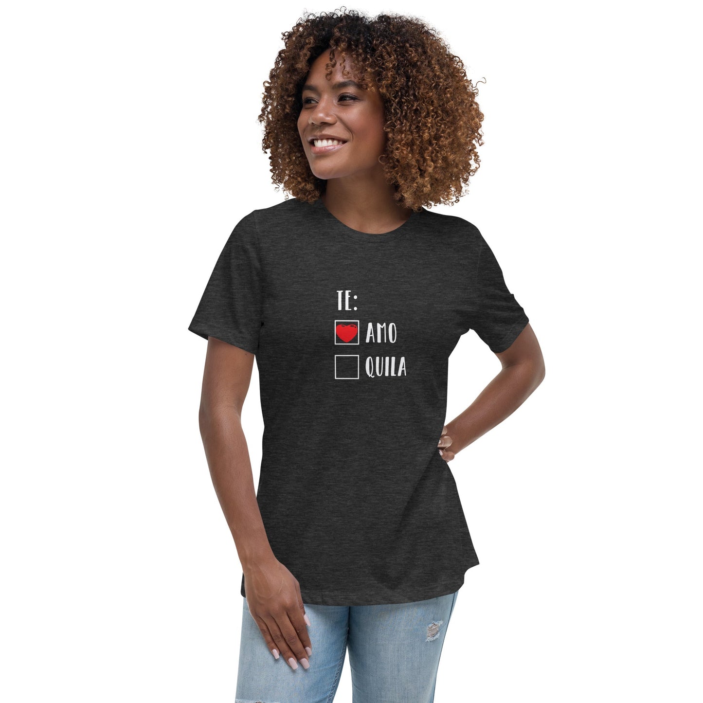 Te Amo Tee Women's Relaxed T-Shirt - Dark Colors