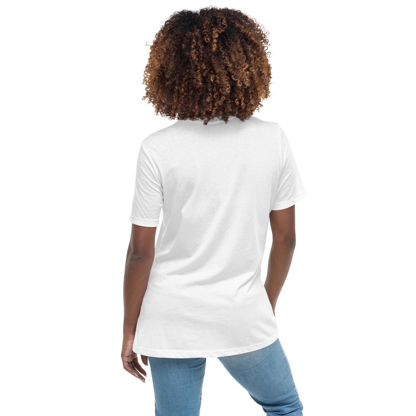 Man I feel like a Bride Bachelorette Bride Gift Women's Relaxed T-Shirt - Light Colors White Text