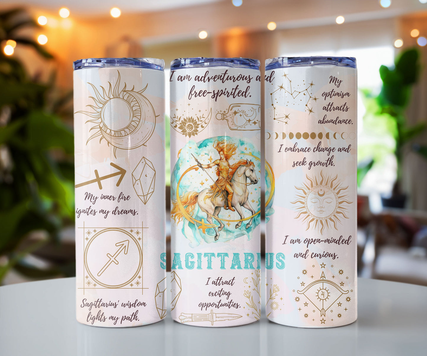 Zodiac Sign Affirmation 20 oz Insulated Tumbler