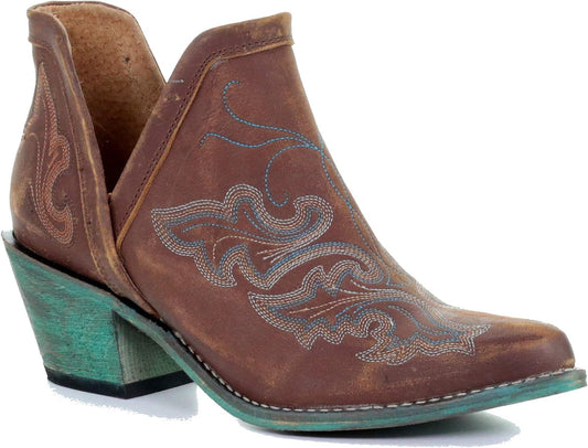 Boots Women'S Q0099 Cognac Embroidery Boot