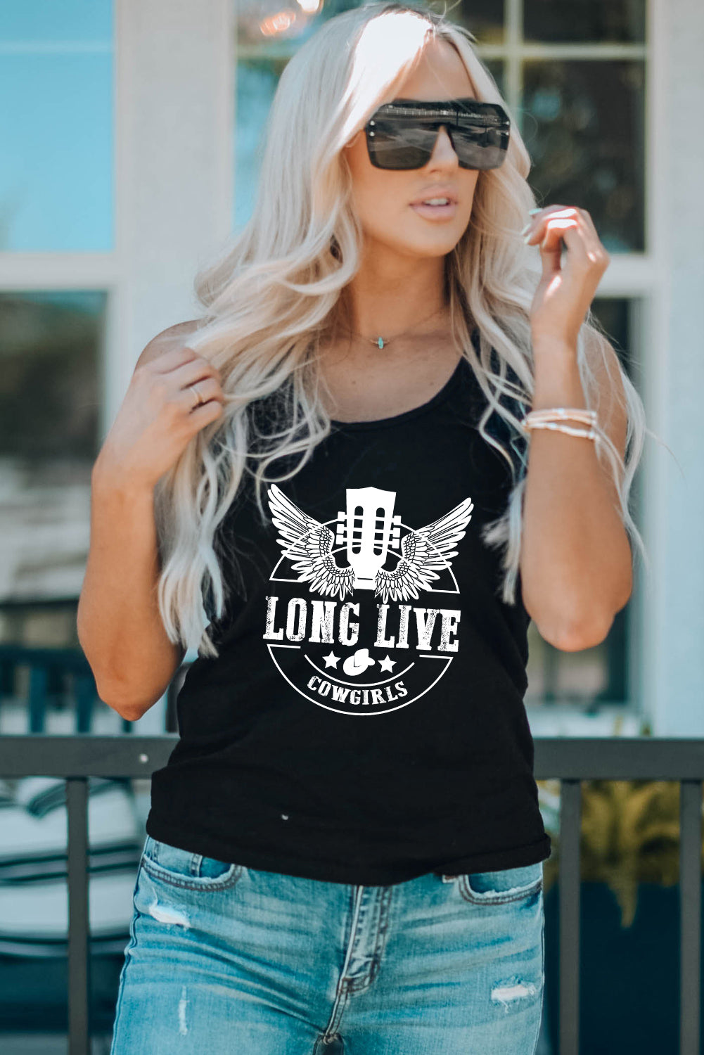 LONG LIVE COWGIRLS Graphic Tank