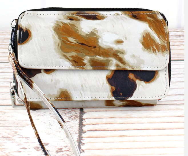 Till The Cows Come Home Crossbody Organizer Clutch