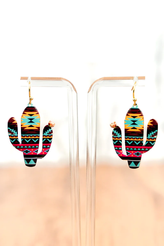 Mckenzie Mesa Cactus Dangle Earrings